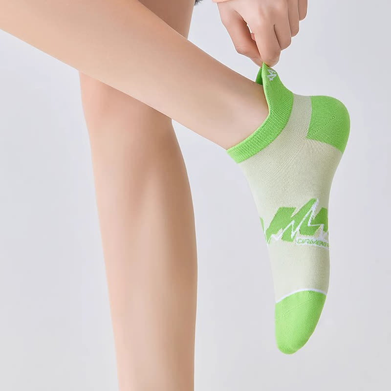 Geometrische Knöchelkompressionssocken aus Baumwolle (5 Paar) - image 14