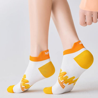 Geometrische Knöchelkompressionssocken aus Baumwolle (5 Paar) - image 4