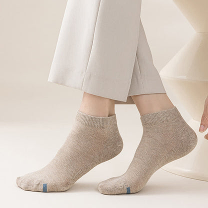 Einfarbige Söckchen mit Buchstaben-Sohle (7 Paar) - image 10