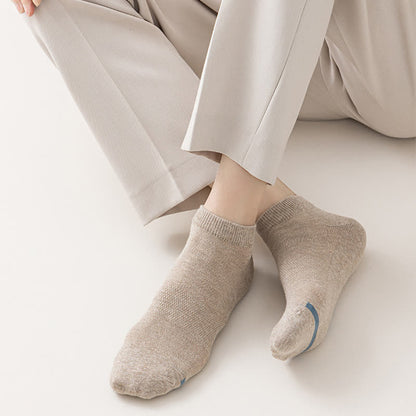 Einfarbige Söckchen mit Buchstaben-Sohle (7 Paar) - image 12