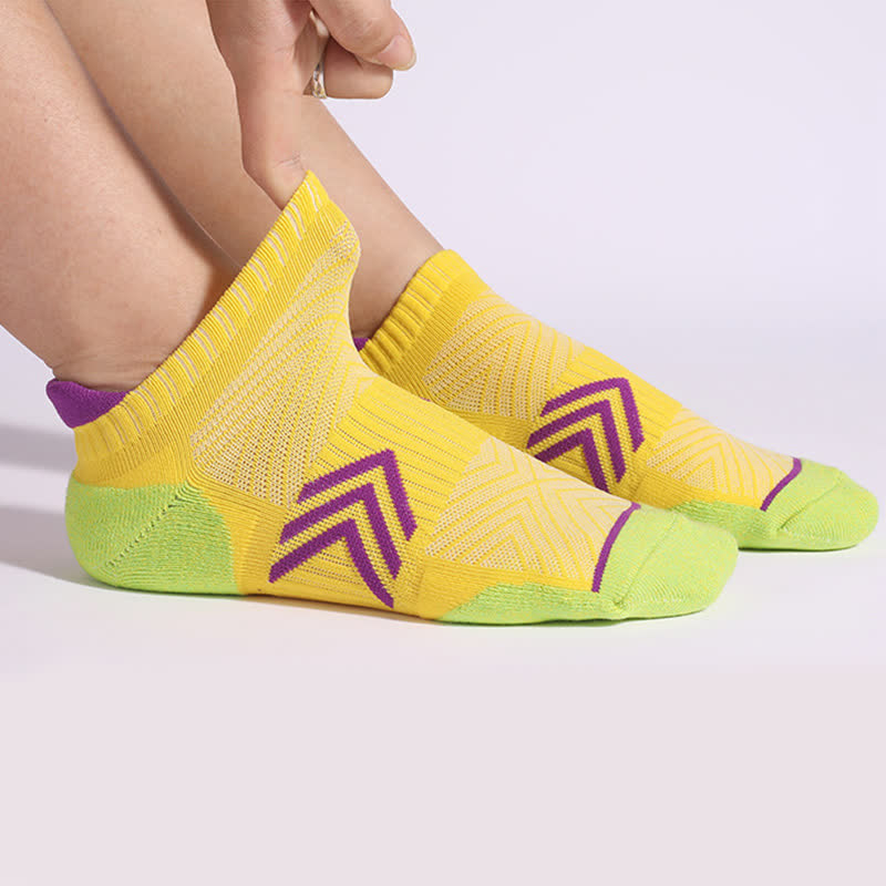 Arrow Colorblock Rutschfeste Knöchel-Kompressionssocken aus Baumwolle (6 Paar) - image 6