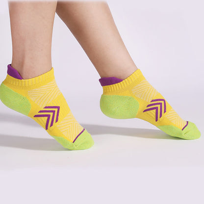 Arrow Colorblock Rutschfeste Knöchel-Kompressionssocken aus Baumwolle (6 Paar) - image 7