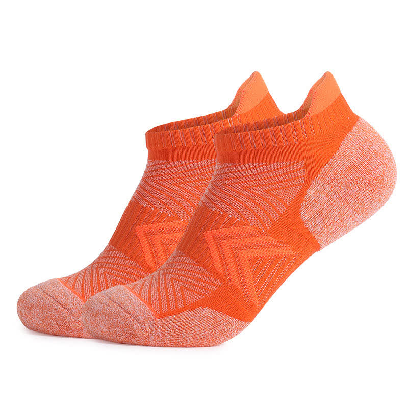 Arrow Colorblock Rutschfeste Knöchel-Kompressionssocken aus Baumwolle (6 Paar) - Orange - EU39-42 (US6-8,5) - image 3