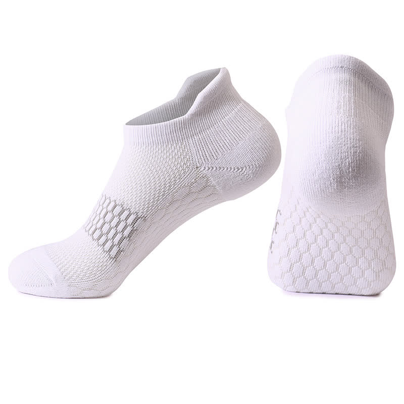 Knöchel-Kompressionssocken aus Baumwolle mit Farbverlaufsblock (8 Paar) - Weiß - EU39-42 (US6-8,5) - image 13