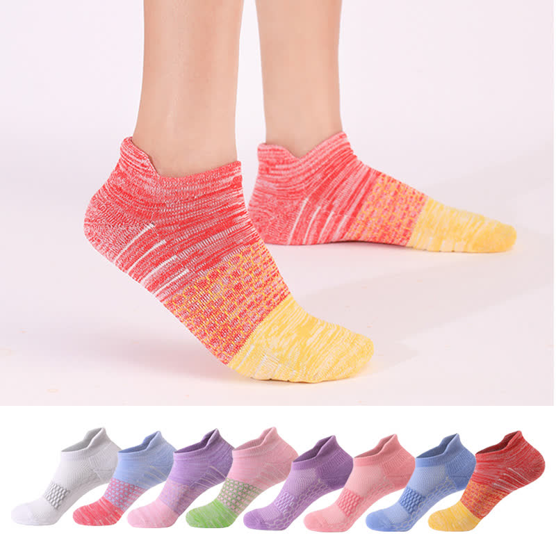 Knöchel-Kompressionssocken aus Baumwolle mit Farbverlaufsblock (8 Paar) - Mehrfarbig - EU39-42 (US6-8,5) - image 1