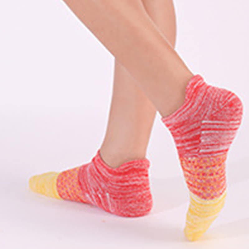 Knöchel-Kompressionssocken aus Baumwolle mit Farbverlaufsblock (8 Paar) - image 9