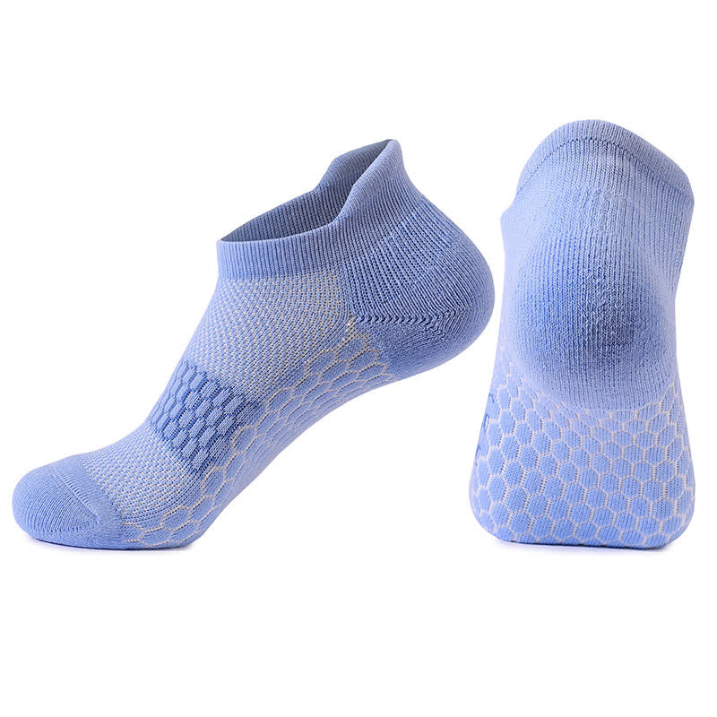 Knöchel-Kompressionssocken aus Baumwolle mit Farbverlaufsblock (8 Paar) - Blau - EU39-42 (US6-8,5) - image 11