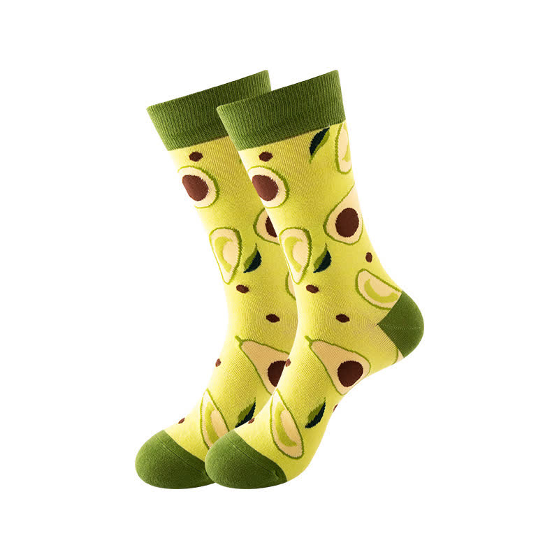 Viertelsocken der Fruits-Serie (6 Paar) - Grün - EU36-43 (US3-9) - image 8