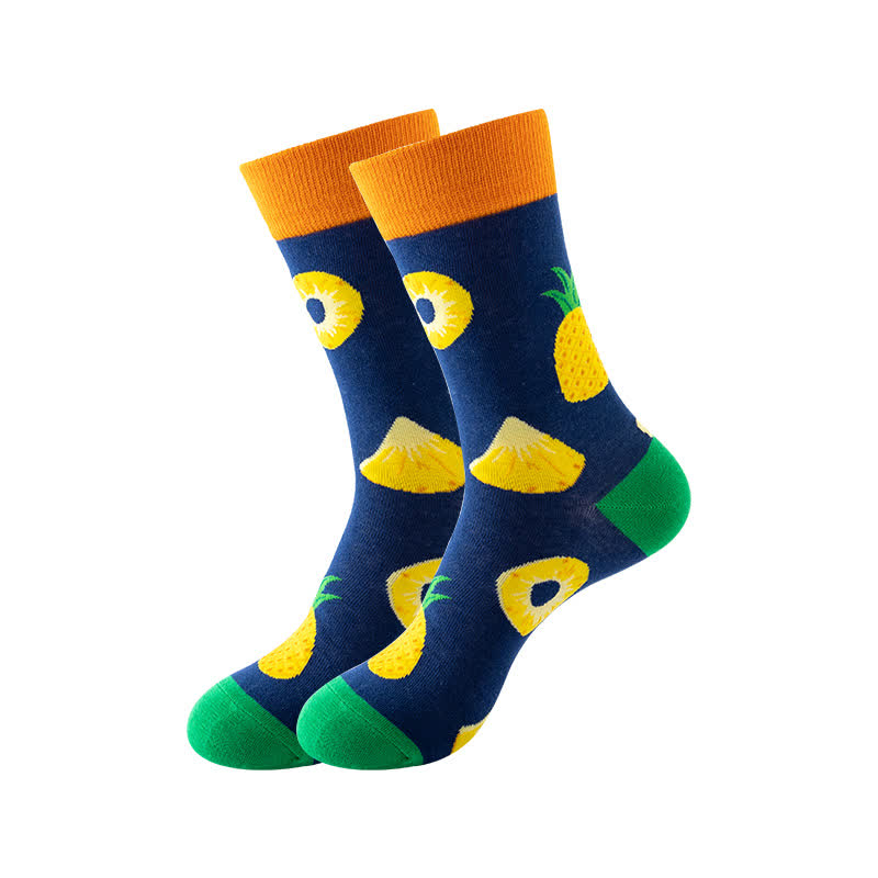 Viertelsocken der Fruits-Serie (6 Paar) - Marineblau - EU36-43 (US3-9) - image 6