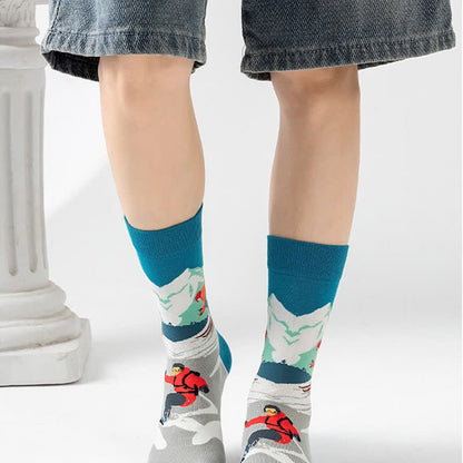 Viertelsocken der Outdoor Sports Print-Serie (5 Paar) - image 2