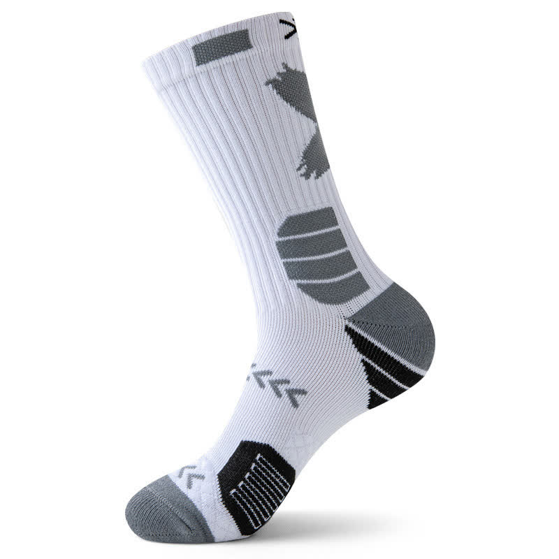 Sport-Kompressionssocken mit Pfeilgrafikdruck (5 Paar) - Grau - EU39-44 (US6-10) - image 9