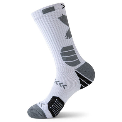 Sport-Kompressionssocken mit Pfeilgrafikdruck (5 Paar) - Grau - EU39-44 (US6-10) - image 9