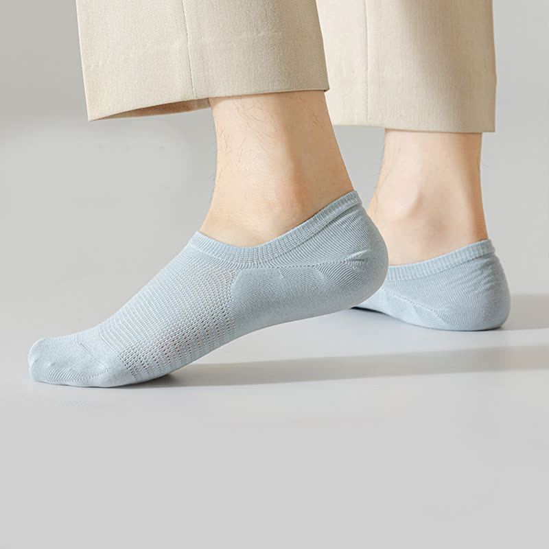 Bequeme Füßlinge aus Netzstoff in Volltonfarbe (8 Paar) - image 11