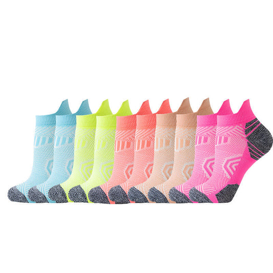 Knöchelkompressionssocken der Bright Color Series (5 Paar) - Mehrfarbig - EU37-43 (US4-9) - image 0
