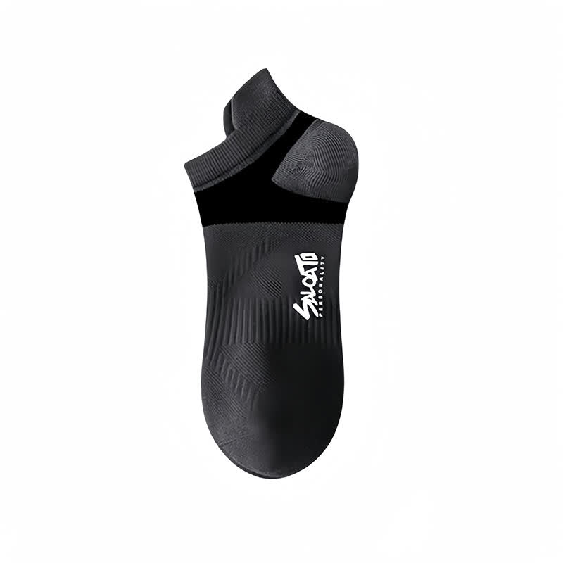 Anti-Blasen-Kompressionssocken aus Baumwolle für sportliche Knöchel (5 Paar) - Grau - EU39-44 (US6-10) - image 6