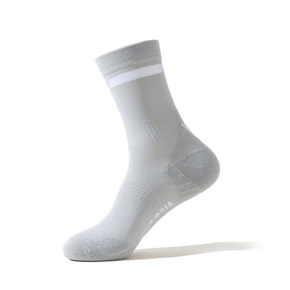 Radsport-Kompressionssocken mit Farbblock-Muster (7 Paar) - Grau - EU39-43 (US6-9) - image 7