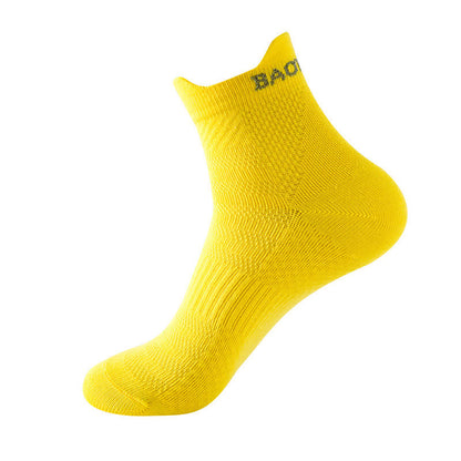 Sportliche Knöchelkompressionssocken aus Baumwolle in leuchtenden Farben (8 Paar) - Gelb - EU36-43 (US3-9) - image 9
