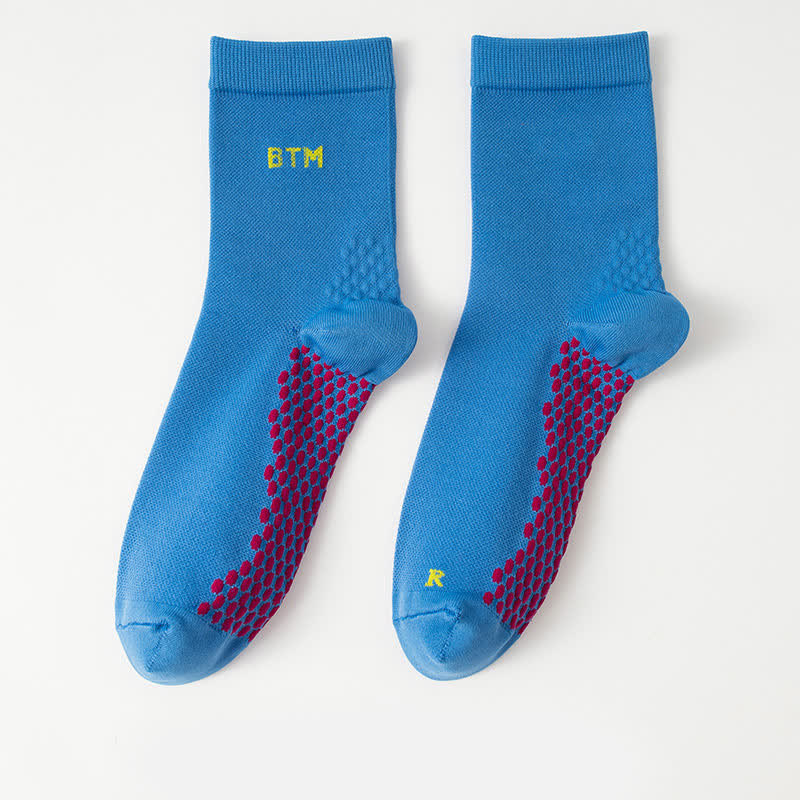 Schnelltrocknende Sport-Kompressionssocken (4 Paar) - Blau - EU35-43 (US3-9) - image 6