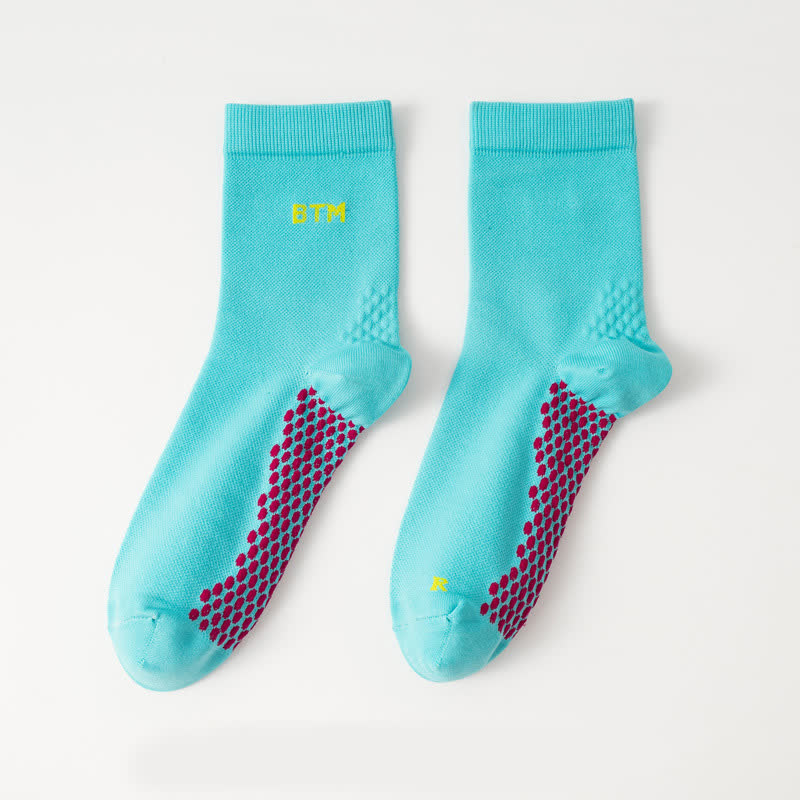 Chaussettes de compression sport à séchage rapide (4 paires) - Bleu clair - EU35-43 (US3-9) - image 3