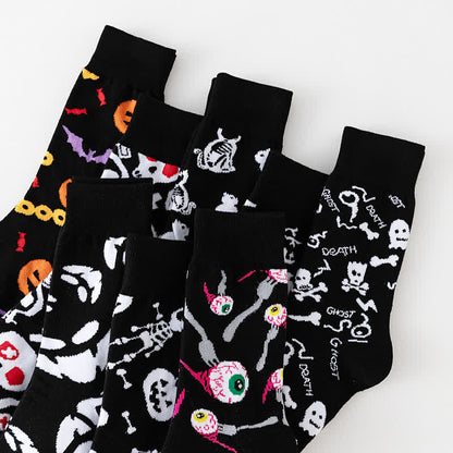 Halloween-Viertel-Socken der Black Series in Übergröße (8 Paar) - image 6