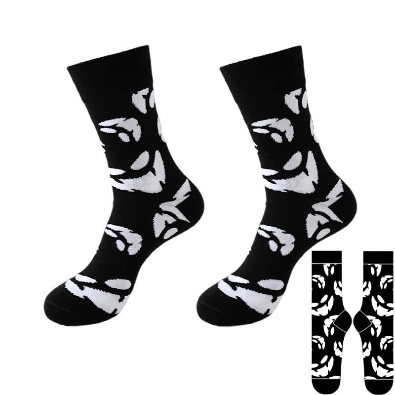 Halloween-Viertel-Socken der Black Series in Übergröße (8 Paar) - Schwarz - F - EU37-46 (US4-12) - image 12