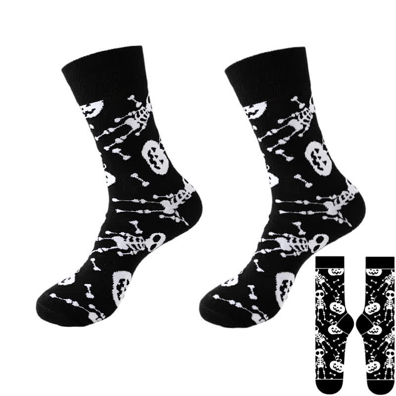 Halloween-Viertel-Socken der Black Series in Übergröße (8 Paar) - Schwarz - G - EU37-46 (US4-12) - image 13