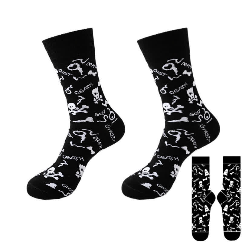 Halloween-Viertel-Socken der Black Series in Übergröße (8 Paar) - Schwarz - E - EU37-46 (US4-12) - image 11