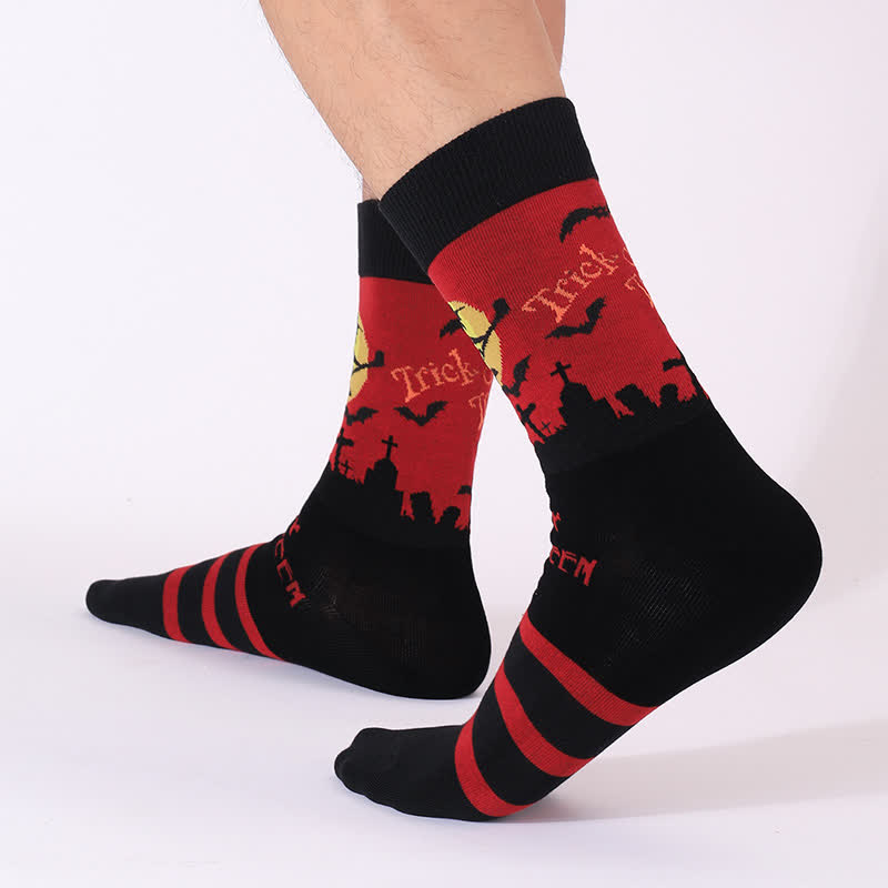 Viertelsocken der Halloween Night-Serie in Übergröße (5 Paar) - image 3