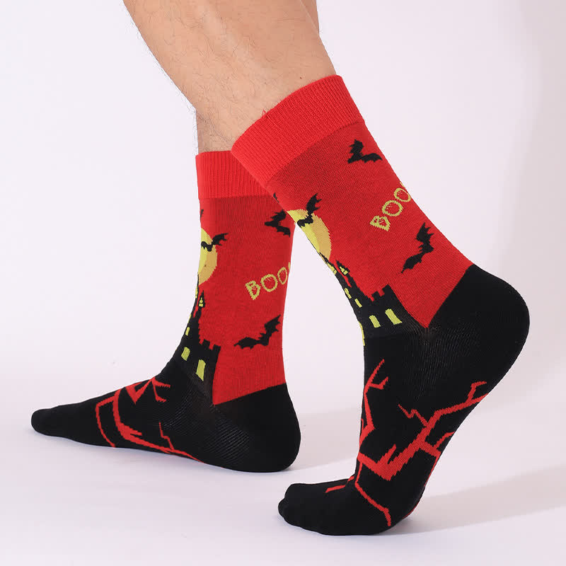 Viertelsocken der Halloween Night-Serie in Übergröße (5 Paar) - image 5