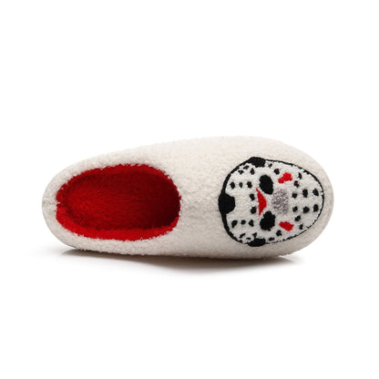 Hausschuhe mit Halloween-Cartoon- und Grusel-Print in Übergröße - image 15