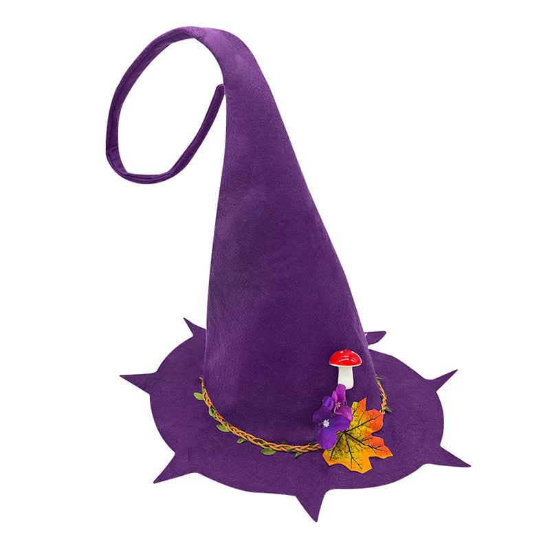 Halloween Ahornblatt Pilz Zauberer Hut - image 2