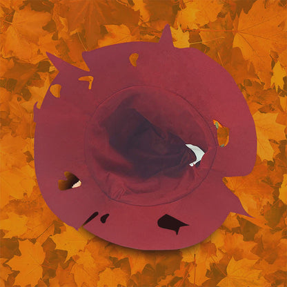 Halloween Red Leaf Zaubererhut - image 2