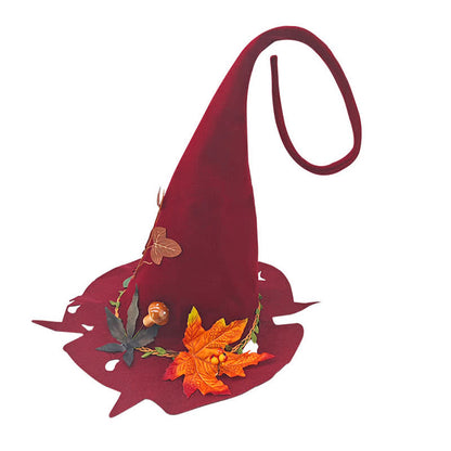 Halloween Red Leaf Zaubererhut - image 6
