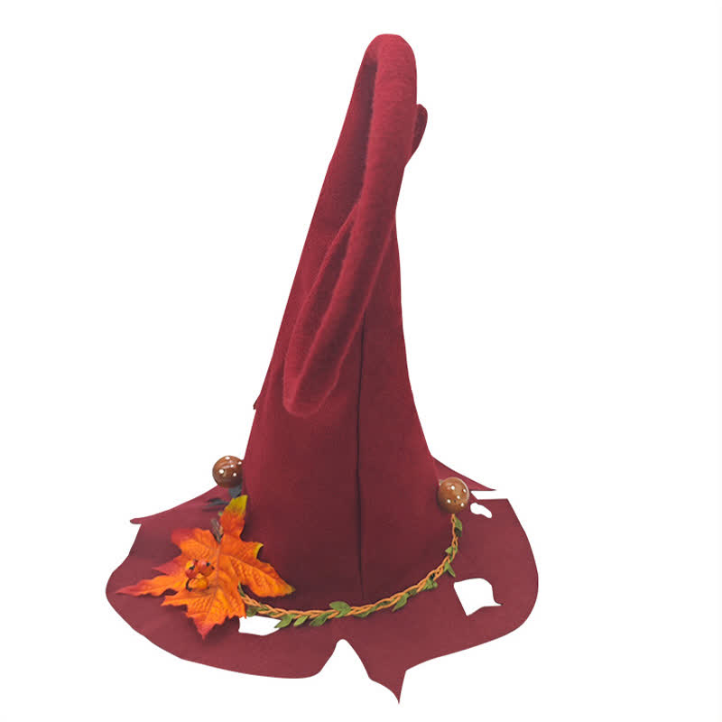Halloween Red Leaf Zaubererhut - image 4