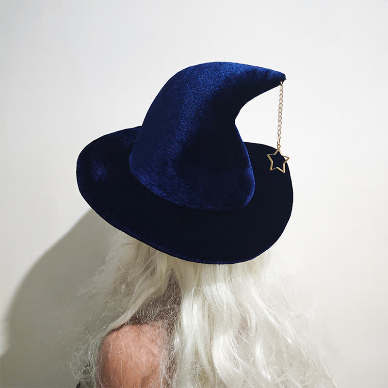 Vintage Hexenhut mit Sternanhänger - Blau - Einheitsgröße - image 3