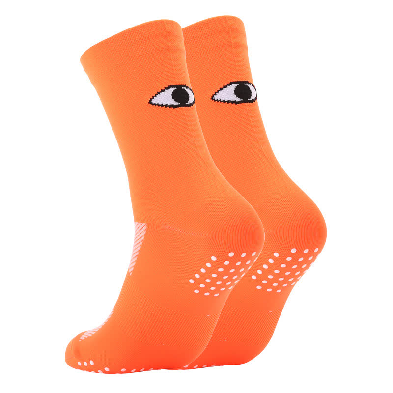 Kompressionsstrümpfe mit Augenaufdruck (6 Paar) - Orange - EU40-45 (US7-11) - image 6