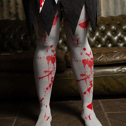Halloween-Strümpfe mit Blutdruck - Weiß - Einheitsgröße - image 2
