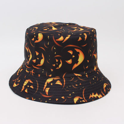 Fischerhut mit Halloween-Spooky-Print in Übergröße - D - Einheitsgröße - image 5