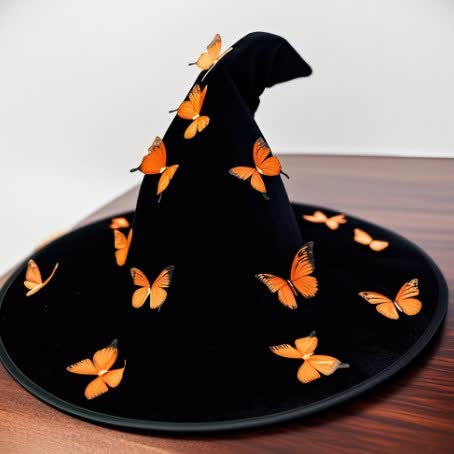Übergröße Halloween Schmetterling Hexenhut - image 3