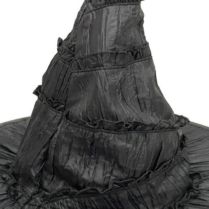 Wunderschöner Hexenhut mit großer Krempe für Halloween - image 6