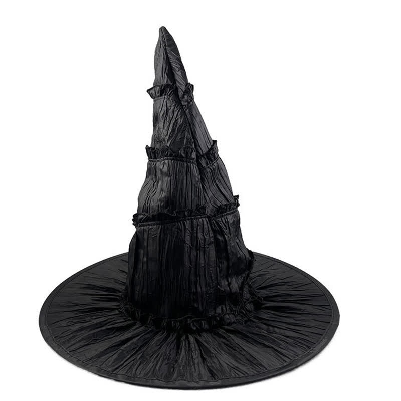 Wunderschöner Hexenhut mit großer Krempe für Halloween - image 4