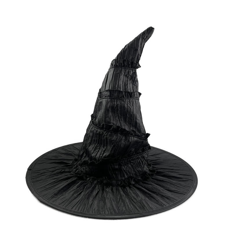 Wunderschöner Hexenhut mit großer Krempe für Halloween - Schwarz - Einheitsgröße - image 2