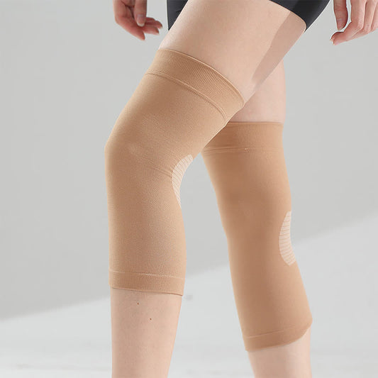 Hochelastische Sport-Fitness-Kniebandagen - Nackt - 2XL - image 0