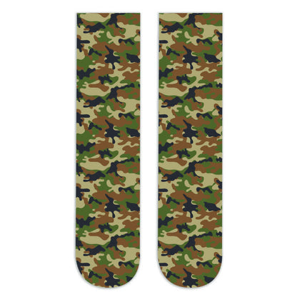 Kniestrümpfe mit wildem Leoparden-Camouflage-Print (5 Paar) - F - EU36-42 (US3-8,5) - image 15