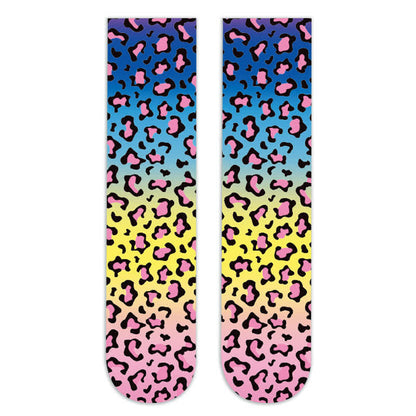 Kniestrümpfe mit wildem Leoparden-Camouflage-Print (5 Paar) - E - EU36-42 (US3-8,5) - image 13