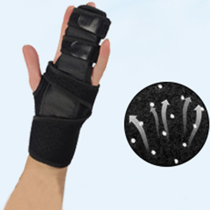 Bequeme, atmungsaktive Kompressions-Handgelenkbandage aus Netzstoff - image 5
