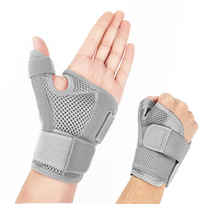 Bequeme, atmungsaktive Kompressions-Handgelenkbandage aus Netzstoff - Grau - Einheitsgröße - image 7
