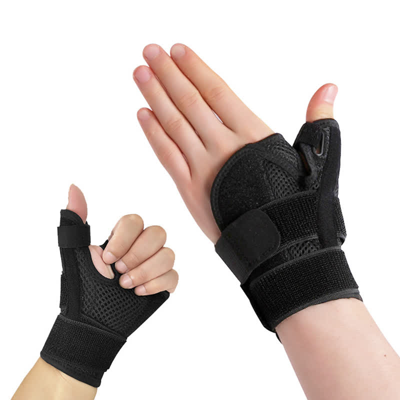 Bequeme, atmungsaktive Kompressions-Handgelenkbandage aus Netzstoff - Schwarz - Einheitsgröße - image 3