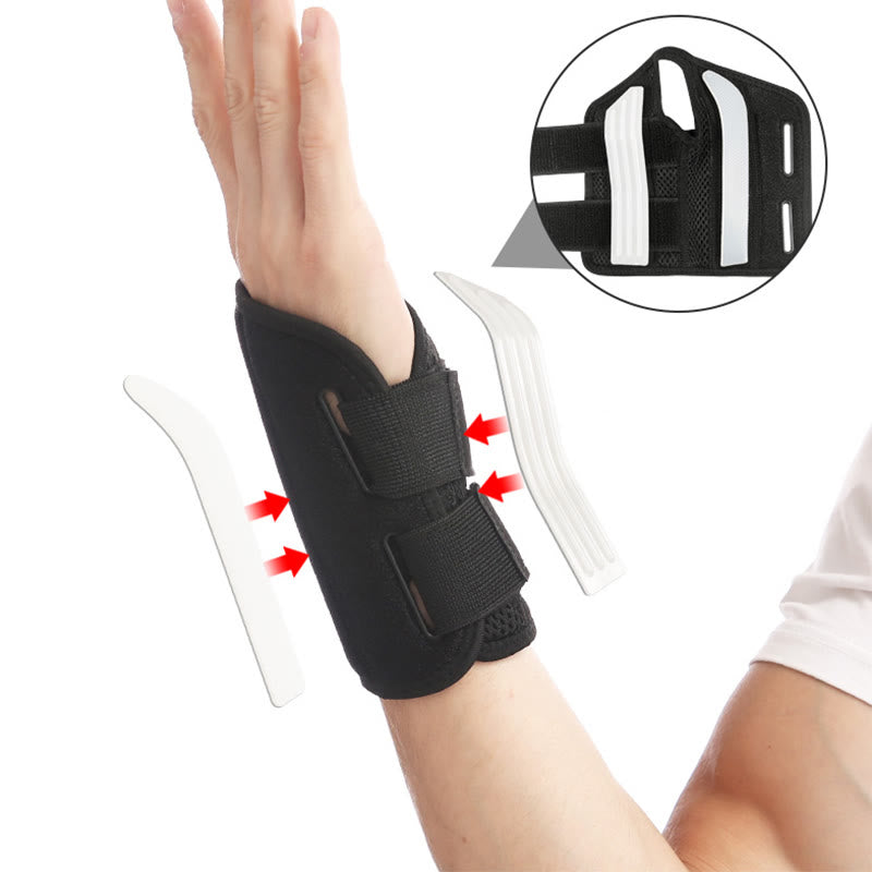 Einfarbige, atmungsaktive Kompressions-Handgelenkstützen - image 5