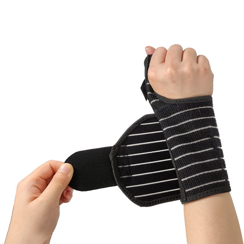 Sport-Kompressions-Handgelenkstützen mit elastischem Riemen - image 2